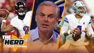 Lamar Jackson proved he is the MVP Cowboys fall short on the road vs Dolphins  NFL  THE HERD [upl. by Thielen]