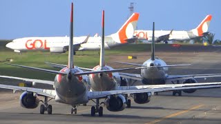 Fluxo impressionante no aeroporto de Salvador  Pousos e decolagens incríveis ✔ [upl. by Eninahs410]