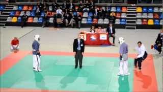 Yoseikan Budo FranceItalie 2012 Elite B de 75kgwmv [upl. by Androw742]