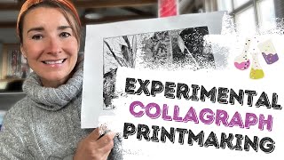 Experimental Collagraph Printmaking  Part 1 [upl. by Oag13]