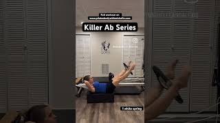 Killer Ab Series on Reformer [upl. by Nosduh]