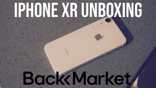 iPHONE XR UNBOXING BACKMARKET FIRST IMPRESSIONS [upl. by Atteugram83]