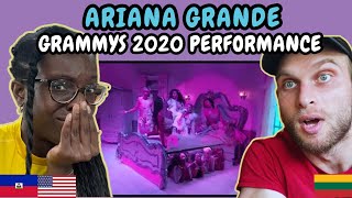 REACTION TO Ariana Grande  Live Performance at The GRAMMYs 2020  FIRST TIME WATCHING [upl. by Ragouzis]