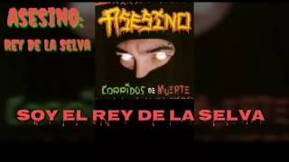 Asesino  Rey De La Selva Lyrics HD [upl. by Fronniah970]