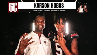 Meet 2024 Gamecock Football Commit Karson Hobbs [upl. by Abie]