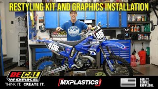 Polisport Restyling Kit and DeCal Works Graphics Installation [upl. by Azmah99]