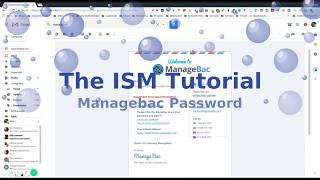 ISM Managebac Tutorial Password [upl. by Silloc]