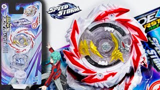 NEW Abyss Devolos 5 FusionalSP Beyblade Burst Surge Speedstorm Review Battles QR Code [upl. by Stilu]