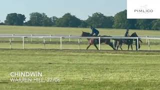 Pimlico Racings Chindwin on Warren Hill 220624 [upl. by Werdnaed606]