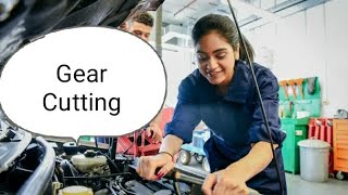 Gear Cutting Mechatronics lab KTU S7  2019 scheme [upl. by Enitsua]