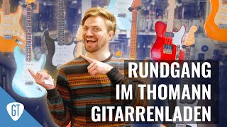 Rundgang im Thomann Gitarrenladen [upl. by Nostets]