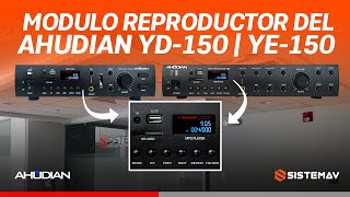 MODULO REPRODUCTOR AHUDIAN YD150 y YE150  SISTEMAV PERÚ [upl. by Bates758]