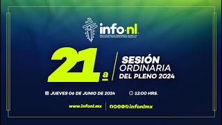 21a Sesión Ordinaria del Pleno [upl. by Sedicla]