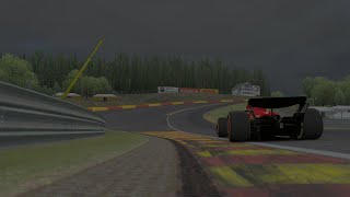 Dark Clouds At SpaFrancorchamps Assetto Corsa [upl. by Arvo]