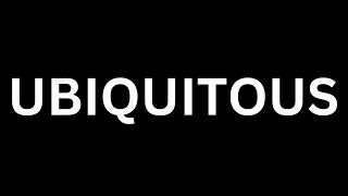 How to Pronounce quot Ubiquitousquot in EnglishHow To Say quot Ubiquitousquot in English Language Ubiquitous [upl. by Jerusalem717]