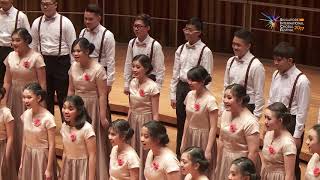 Twa Tanbou Sydney Guillaume  St Louis High School Choir Indonesia [upl. by Shanna]