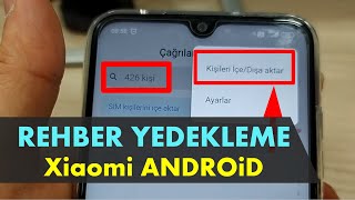 REHBER YEDEKLEME  Android  ARADA BİR MUTLAKA YAPIN [upl. by Kary]