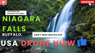 Niagara Falls  Drone View  Buffalo USA  Attractions  Trip to Niagara Falls [upl. by Meean]