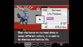 Battle VS Xerneas BW2 Remix  Sprite Animation Insertion Showcase [upl. by Leahcimsemaj]