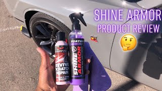 Shine Armor Fortify Quick Coat amp Revive Scratch Repair Review on my Dodge Challenger Scatpack [upl. by Gina343]