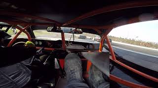 Gabe Brown Heat Race with pedal cam Oxford Plains Speedway [upl. by Jezreel]