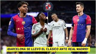 BARCELONA ARRASÓ en EL CLÁSICO con GOLEADA al REAL MADRID y se AFIANZA como LÍDER  Fuera de Juego [upl. by Eirot]