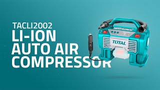 TACLI2002 Liion Auto Air Compressor  Product Demo [upl. by Waylin]