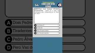 📘 QUIZ CONHECIMENTOS GERAIS Nº 54  QUESTÃO DE CONCURSO DA ABCP shorts concurso quiz [upl. by Averyl]