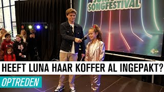 31 FANS ZWAAIEN LUNA UIT 👋  JUNIOR SONGFESTIVAL 2022 🇳🇱 [upl. by Monetta]