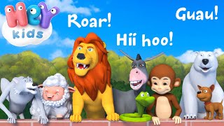 Sonidos de Animales para Niños  Canciones Infantiles de Animales  HeyKids Español [upl. by Gabi]