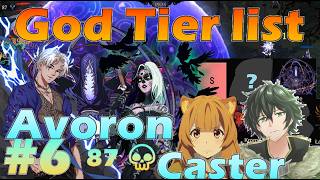 Gods Tier List for Avoron \\ Super Intense 87 💀 Run  L1 Mort Skill 96M Highest Dmg DMD Act I [upl. by Marilou]