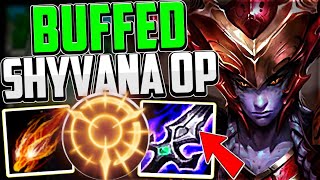 RIOT BUFFED AD SHYVANA INTO A MONSTER 78 WR BUILD  Shyvana Guide Season 13 League of Legends [upl. by Vilberg]