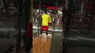 Front squat  today gym workout front squat gymviralvideo motivation gymplaylist minivlog [upl. by Torrance]