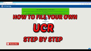 Easy Guide How to File and Pay Your UCR Fees in the Trucking Industry [upl. by Runstadler745]