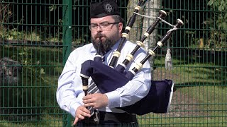 Inveraray Castle Strathspey from piper Ross Millar during the 2021 Oban Games Argyllshire Gathering [upl. by Gainor939]