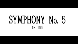 Prokofiev Symphony No 5 in Bflat Major Op 100 [upl. by Mccartan]