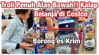 BELANJA TERBANYAK DI COSTCO BORONG FULL SEMUA YANG DISKON  BELANJA KALAP DI COSTCO 🤩 [upl. by Eilla]