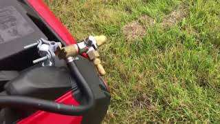 PK Sprayers ZTR 25 Gallon Boomless Side Hill Demonstration [upl. by Gaspar]