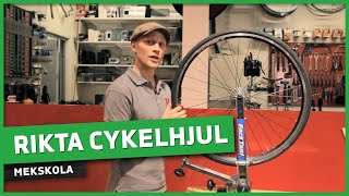 Rikta cykelhjul  HappyMTBs Mekskola [upl. by Ynabla]