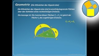 Möndchen des Hippokrates  Geometrie  Rueff [upl. by Steere]