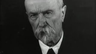 Tomáš Garrigue Masaryk  1prezident Československa na Vánoce 1934 se zvukem unikát [upl. by Ziza]