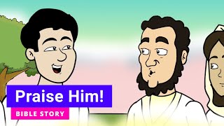 Bible story quotPraise Himquot  Primary Year D Quarter 2 Episode 13  Gracelink [upl. by Klein]