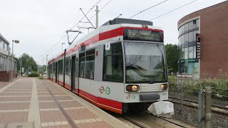 Sound Straßenbahn Duewag NF6D  402  BochumGelsenkirchener Straßenbahnen AG [upl. by Yleak]