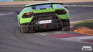 Lamborghini Huracan Performante  NEW RECORD at MagnyCours Grand Prix [upl. by Llenhoj]