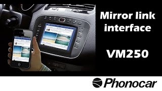 VM250 Mirror link interface Phonocar [upl. by Nami]