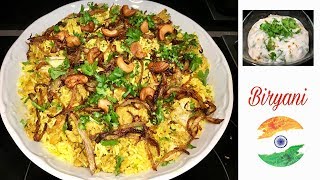 Biryani au poulet simple et rapide à réaliser avec sa sauce d’accompagnement 🇮🇳🍚 [upl. by Zachariah]