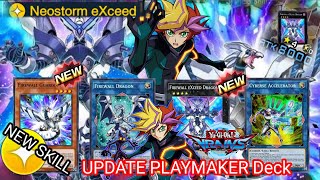 FIREWALL EXCEED DRAGON UPDATE PLAYMAKER Deck YuGiOh Duel Links [upl. by Reeves211]