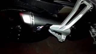 Ducati Multistrada 1200s DVT  Termignoni vs Stock exhaust sound [upl. by Aicenet]