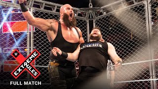 FULL MATCH  Braun Strowman vs Kevin Owens  Steel Cage Match WWE Extreme Rules 2018 [upl. by Hump691]