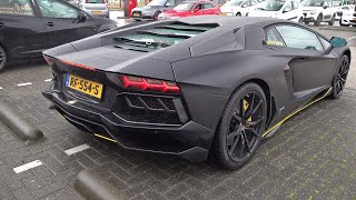 Lamborghini Aventador LP7004 Vorsteiner V  Revs Flames Accelerations Sounds [upl. by Aulea]